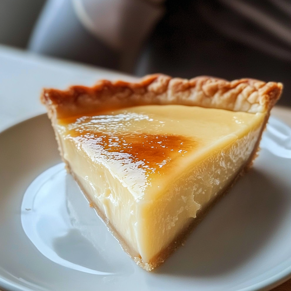 Recipe preparation for French Custard Pie