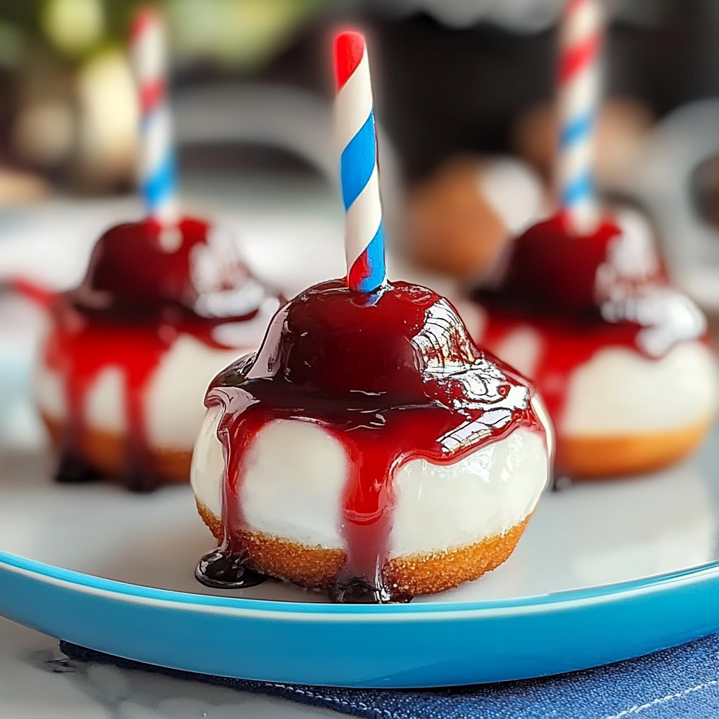 Recipe preparation for Boozy Cherry Bombs