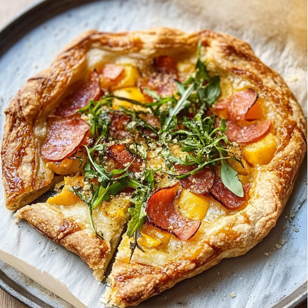 Recipe preparation for  BLT Galette