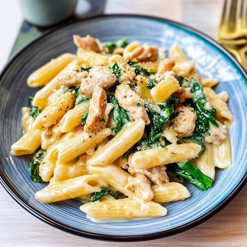 Recipe preparation for cheesy-chicken-pasta-recipe