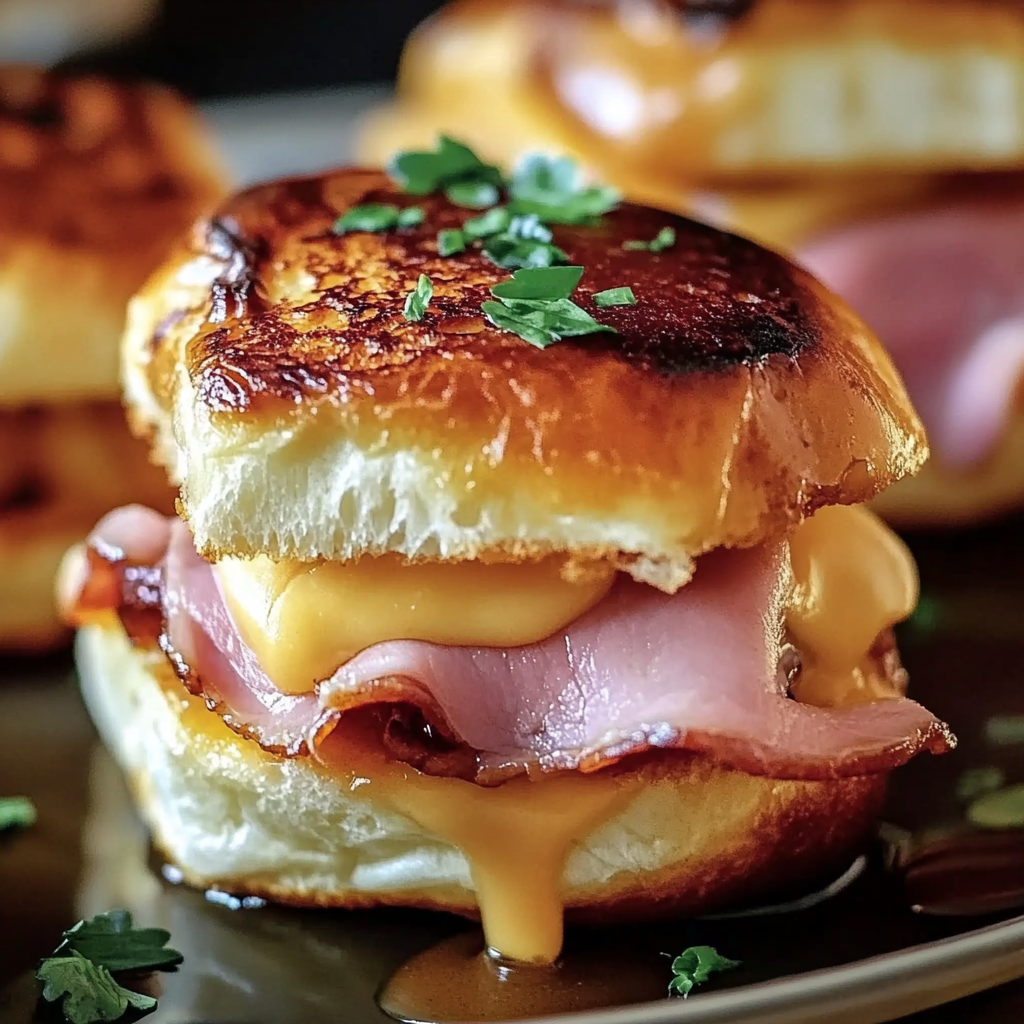 Recipe preparation for Monte Cristo Ham Sliders