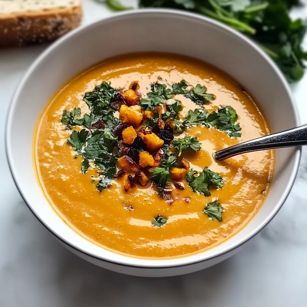 Recipe preparation for roasted veggie soup