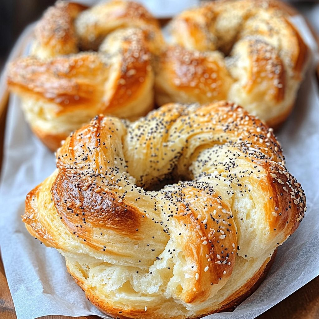 Recipe preparation for Lemon Cardamom Poppy Seed Twists