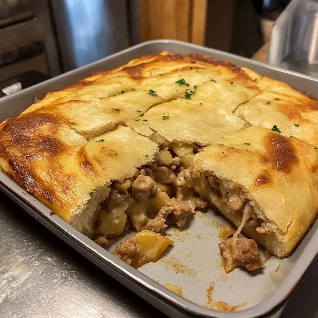 Recipe preparation for Ultimate Runza Casserole