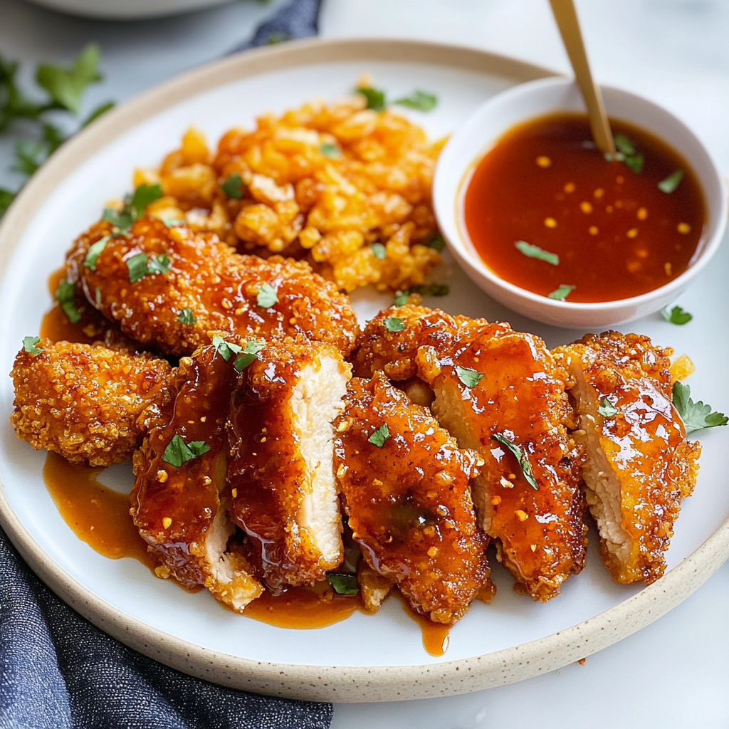 Recipe preparation for Incredible Hot Honey Chicken