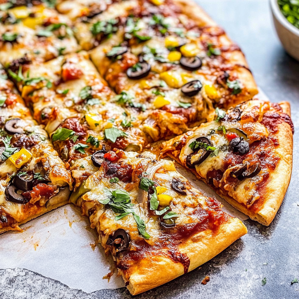 Recipe preparation for Pizza Enchiladas