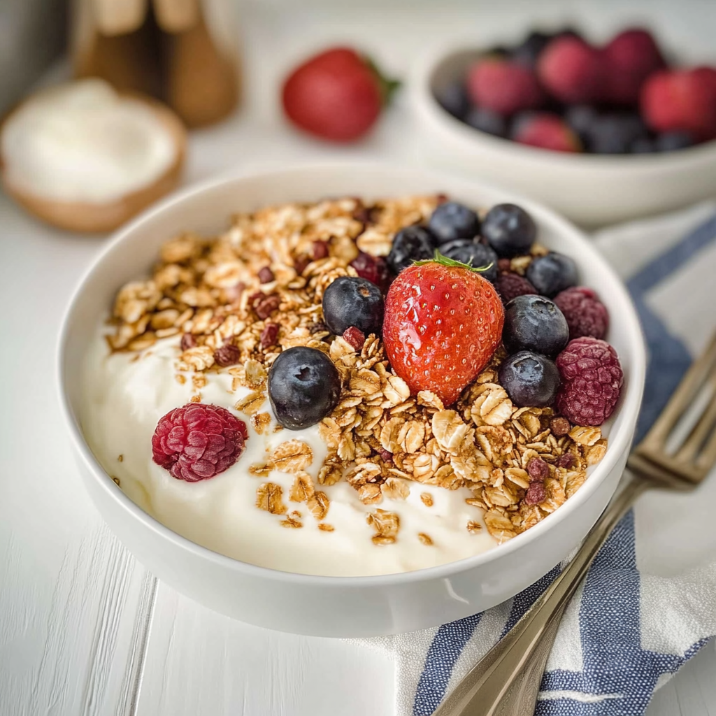Recipe preparation for Creamy Granola