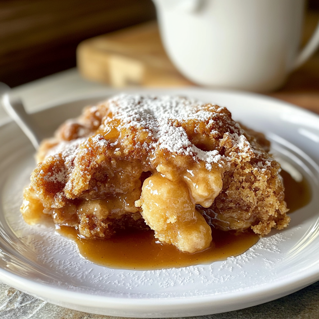 Recipe preparation for Snickerdoodle Cobbler