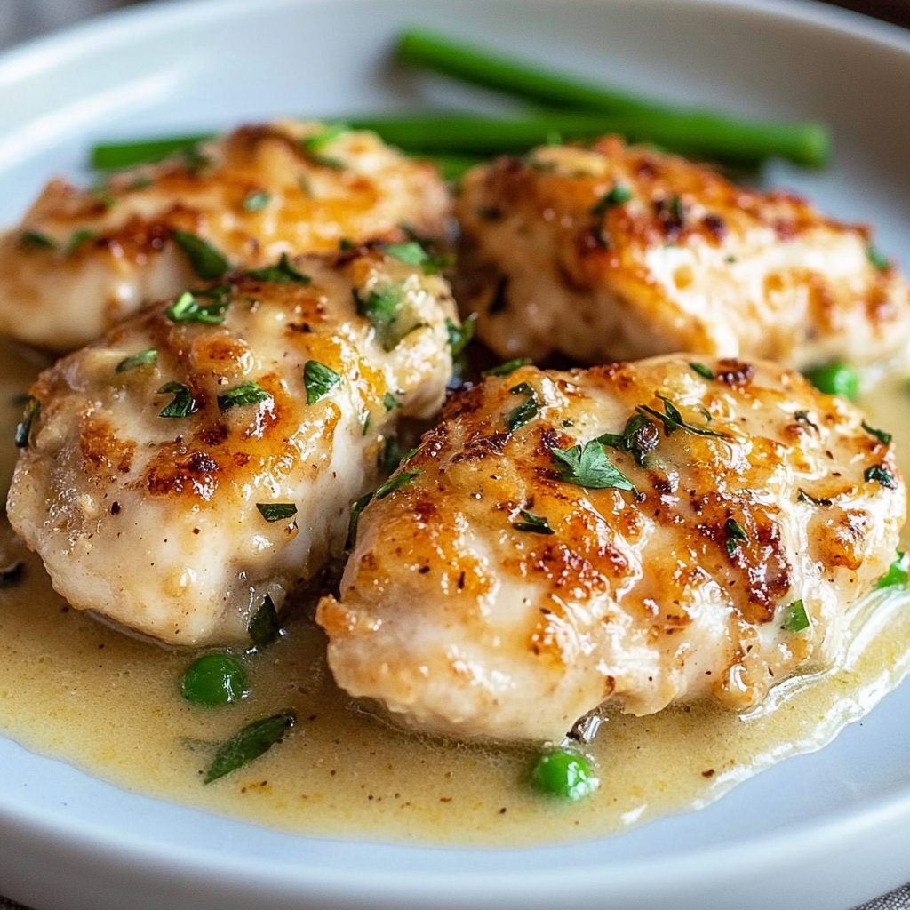 Recipe preparation for Garlic Butter Chicken