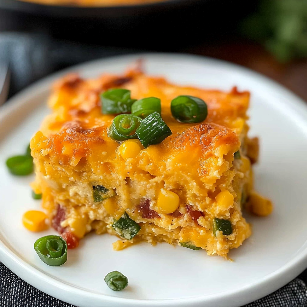 Recipe preparation for Corn Casserole