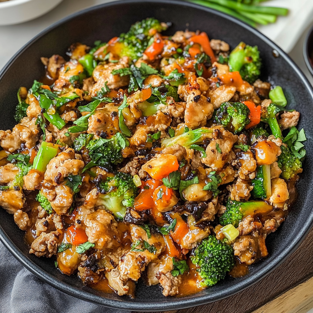 Recipe preparation for Teriyaki Turkey Stir Fry