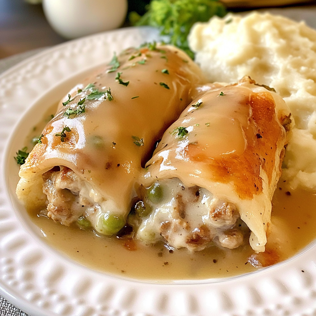 Recipe preparation for Turkey Pockets - Deli Turkey Recipe for Holidays