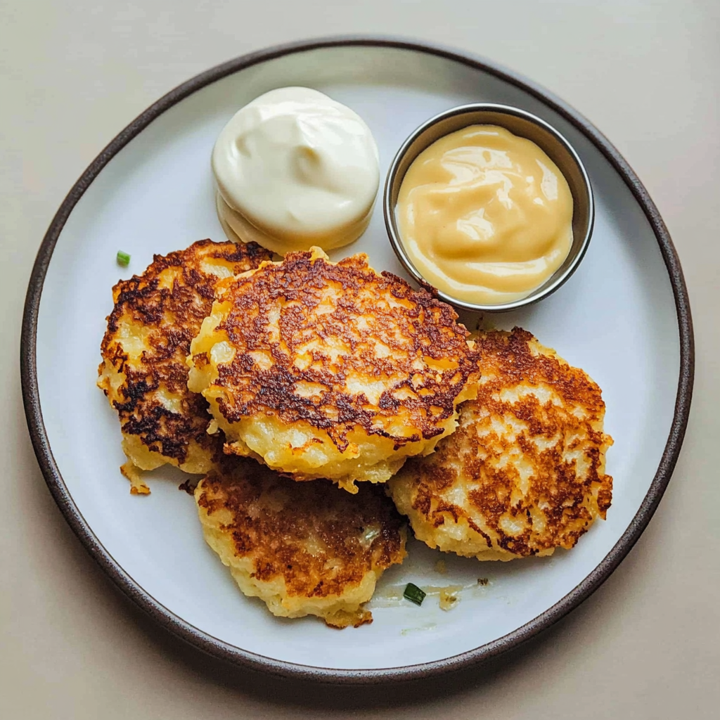 Recipe preparation for German Potato Pancakes