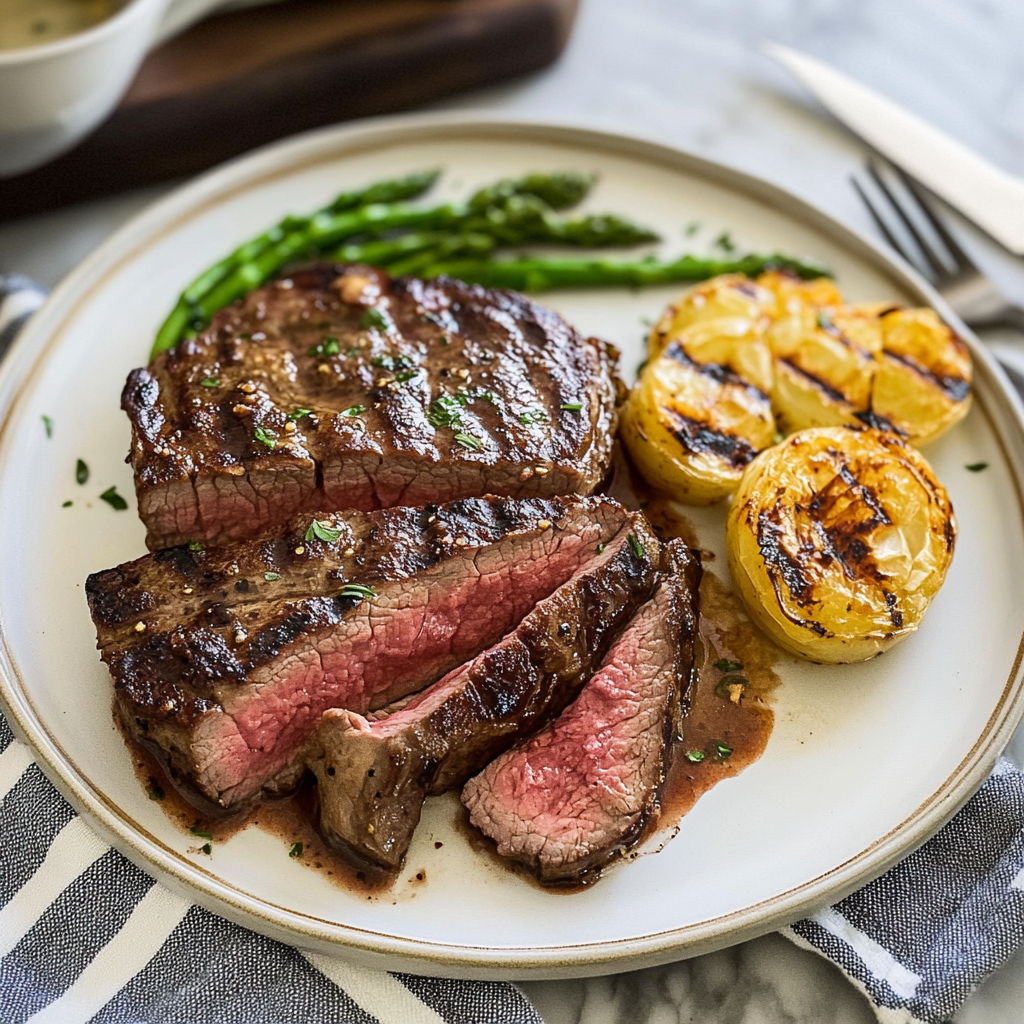 Recipe preparation for Perfectly Grilled Steak