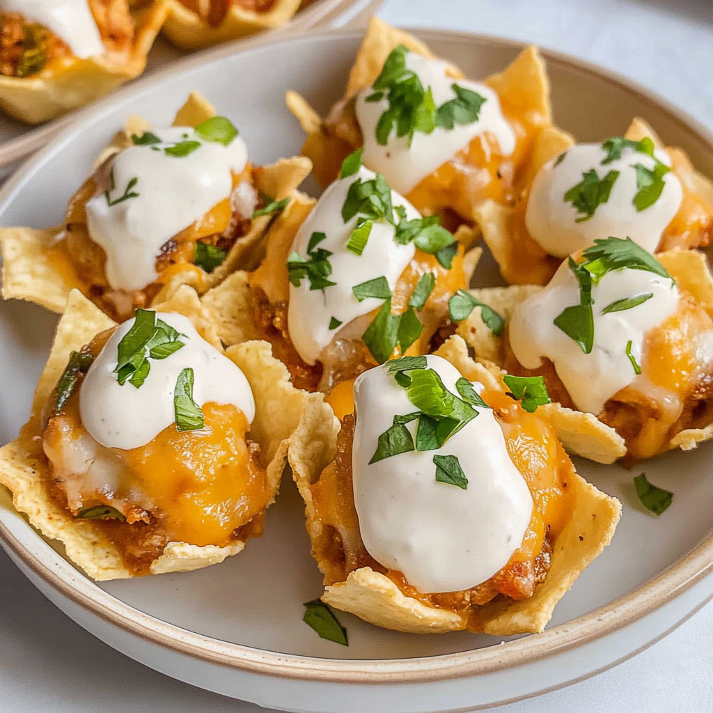 Recipe preparation for Taco Ranch Bites Snack