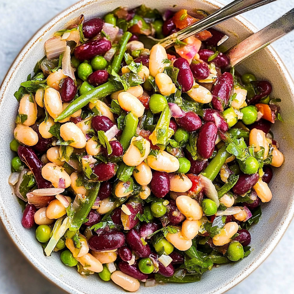 Recipe preparation for 3 Bean Salad