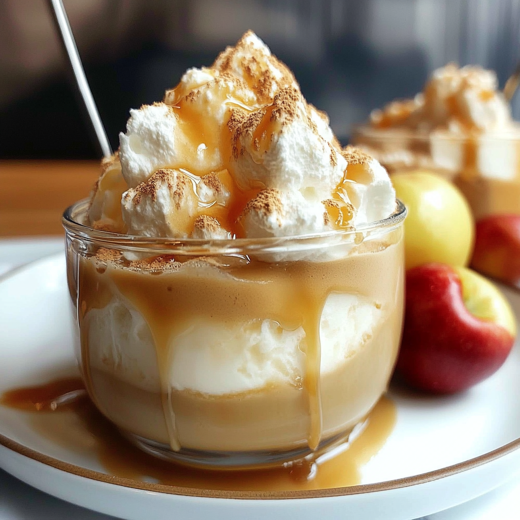 Recipe preparation for Apple Cider Floats