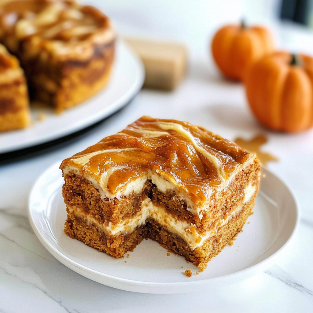 Recipe preparation for Pumpkin Spice Fall Treats Bars