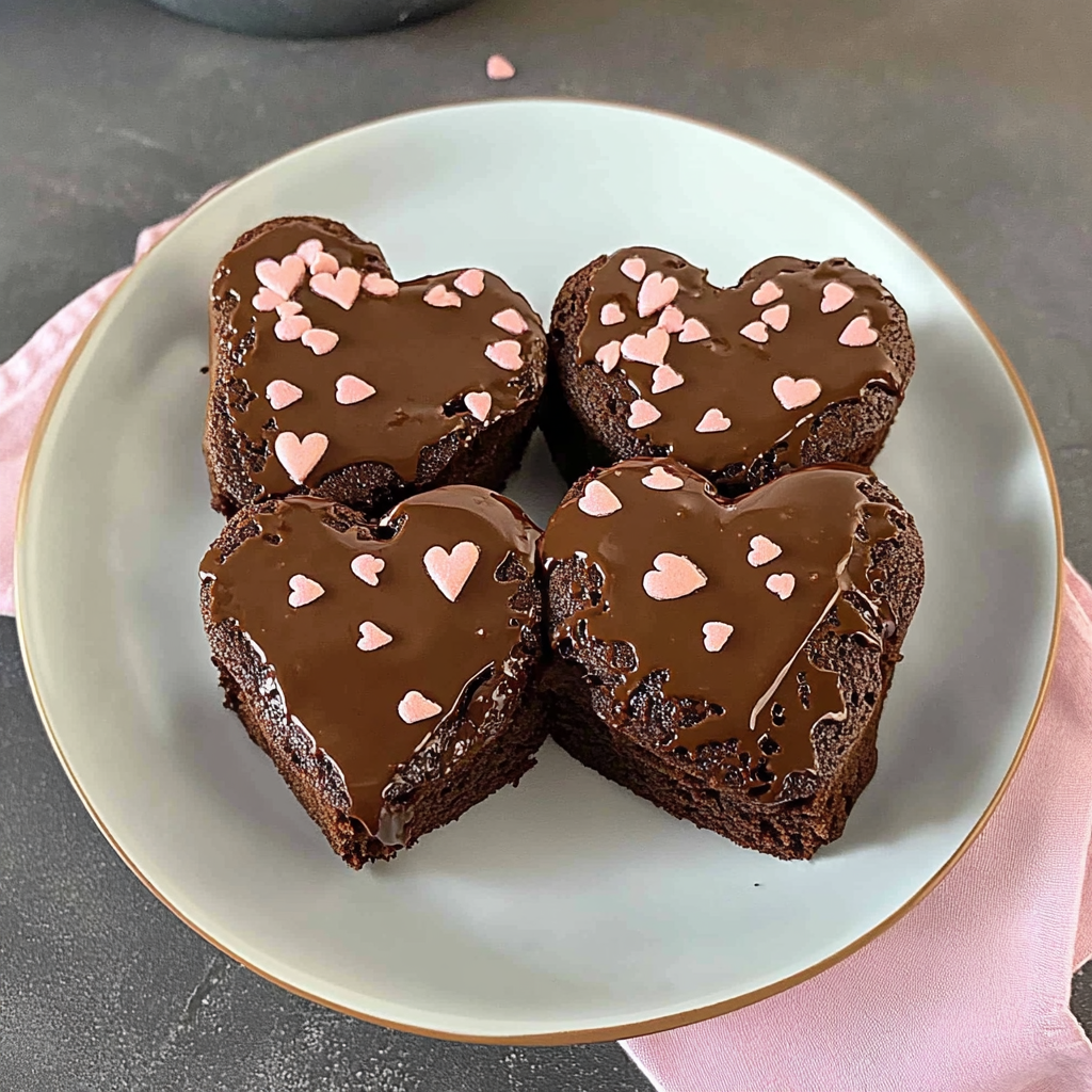 Recipe preparation for Air Fried Valentine's Chocolate
