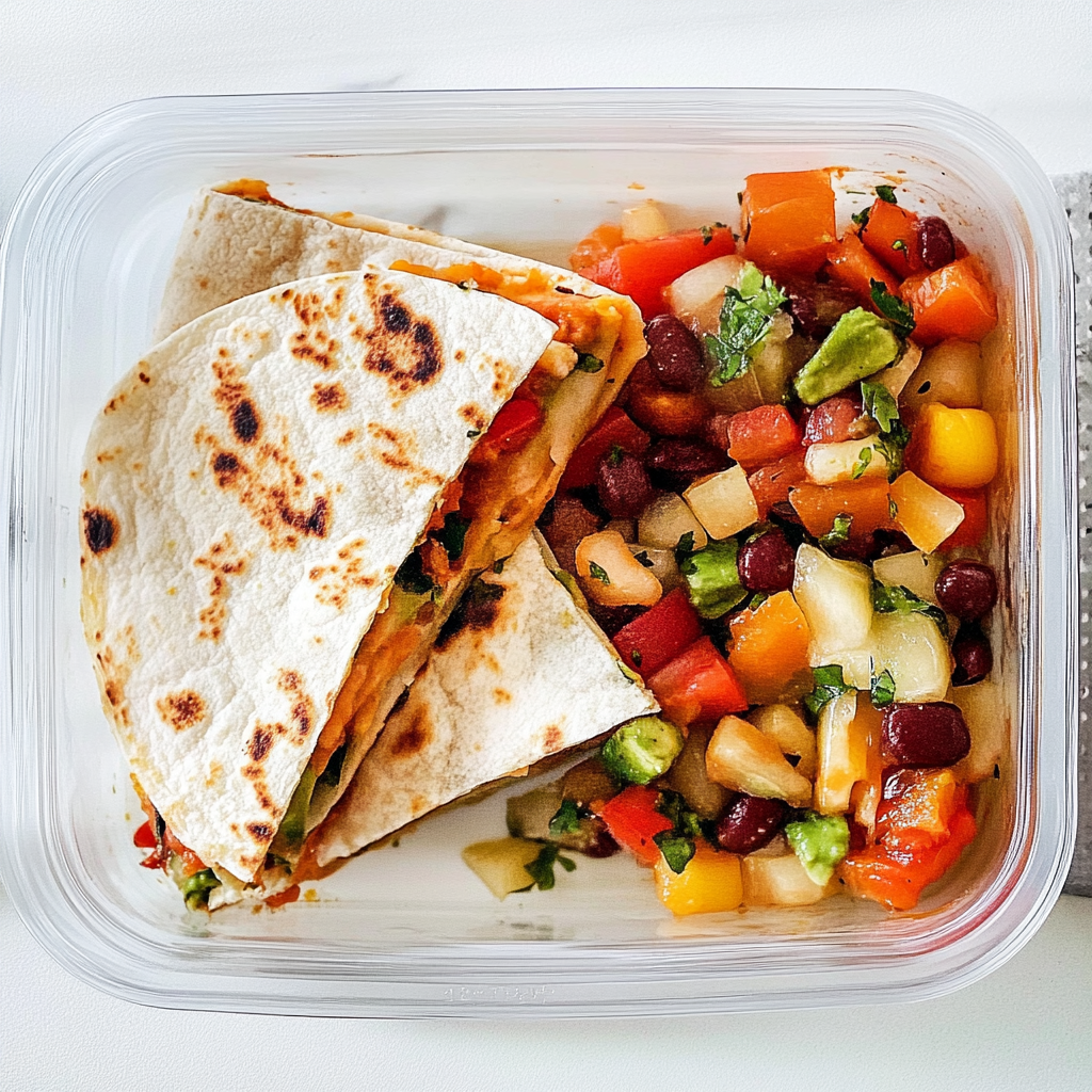 Recipe preparation for Mini Quesadillas – Fun School Lunch Ideas for Kids