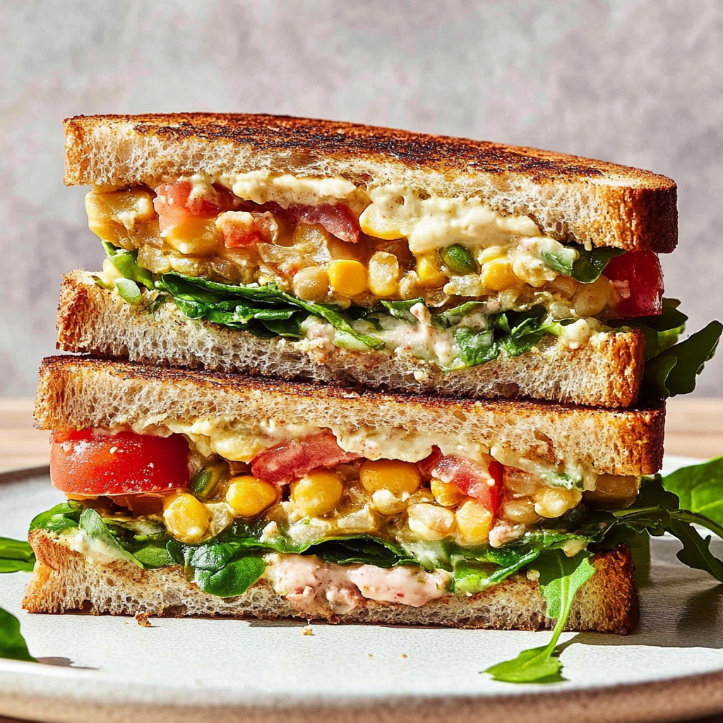 Recipe preparation for Veggie-Packed Sandwiches – Nutritious School Lunch Ideas
