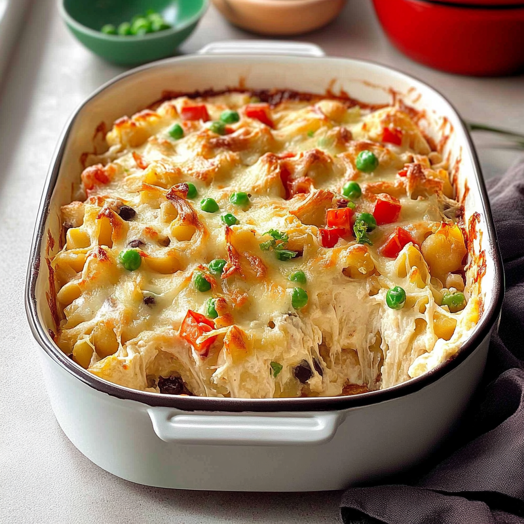 Recipe preparation for Peanut Casserole