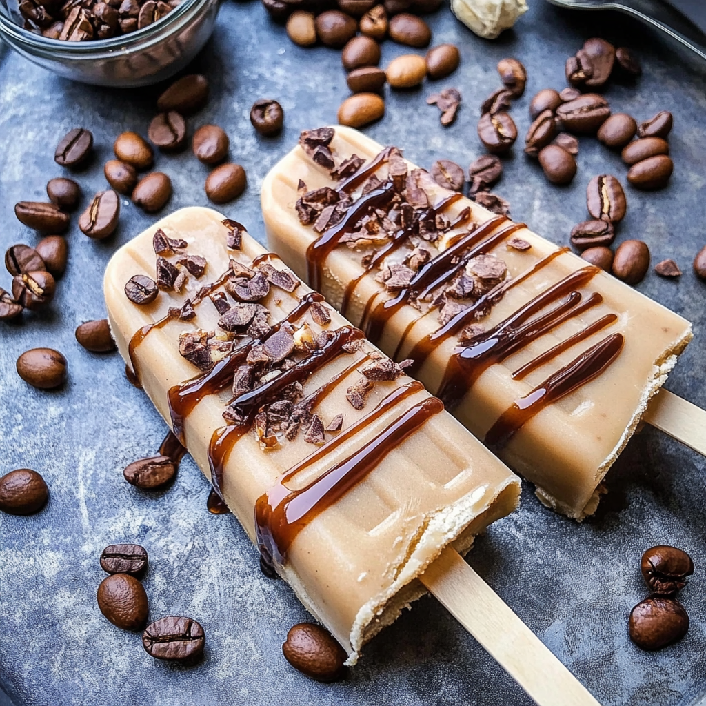 Recipe preparation for Cold Brew Coffee Popsicles