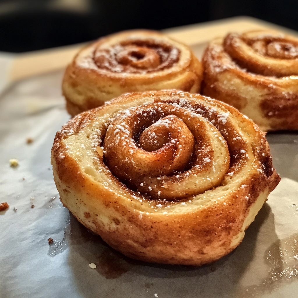 Recipe preparation for Zesty Cinnamon Rolls