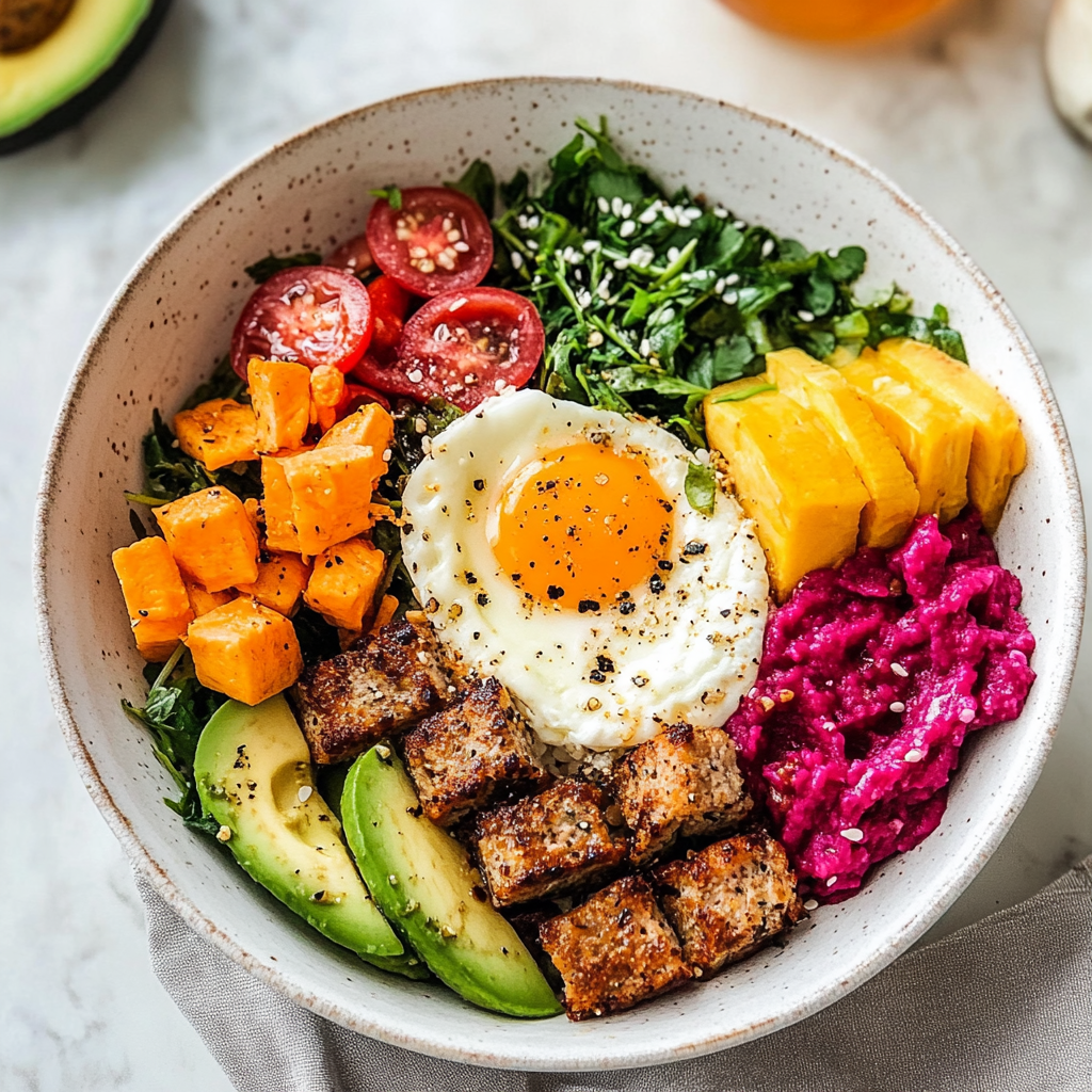 Recipe preparation for Classic Breakfast Bowl