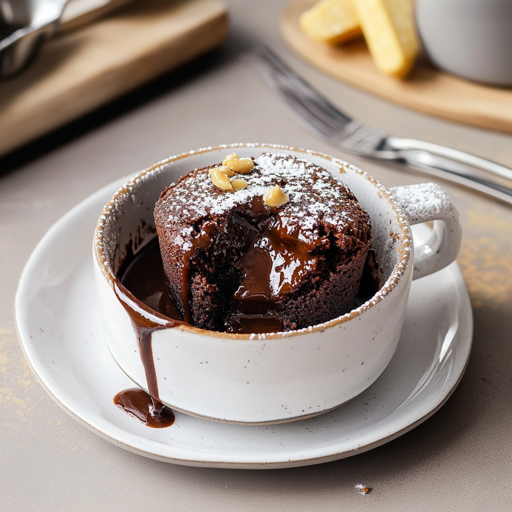 Recipe preparation for Mug Cake