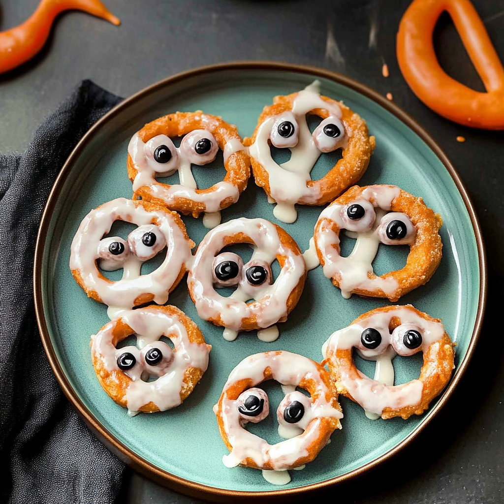 Recipe preparation for Halloween Pretzels You’ll Love – Spooky, Easy & Kid-Approved!
