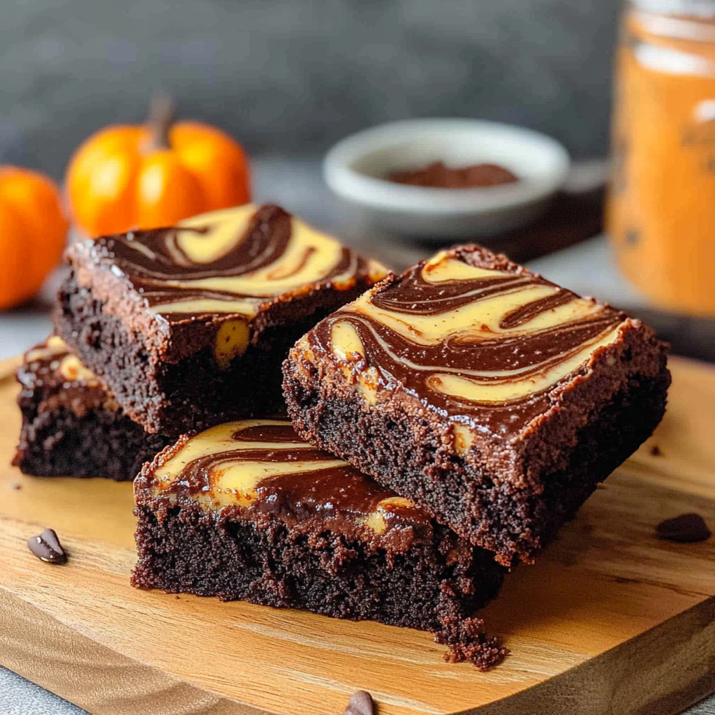Recipe preparation for Create Spooktacular Halloween Swirl Brownies