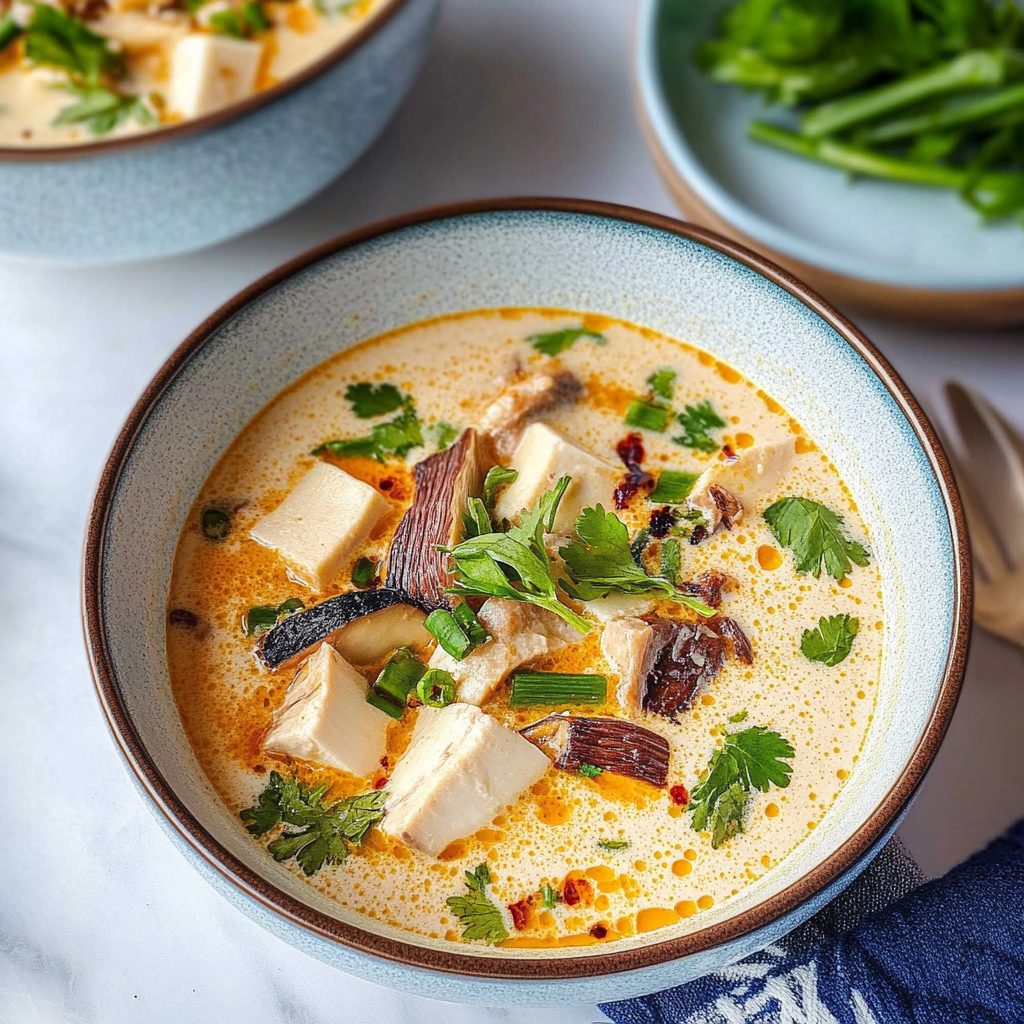 Recipe preparation for Coconut Soup