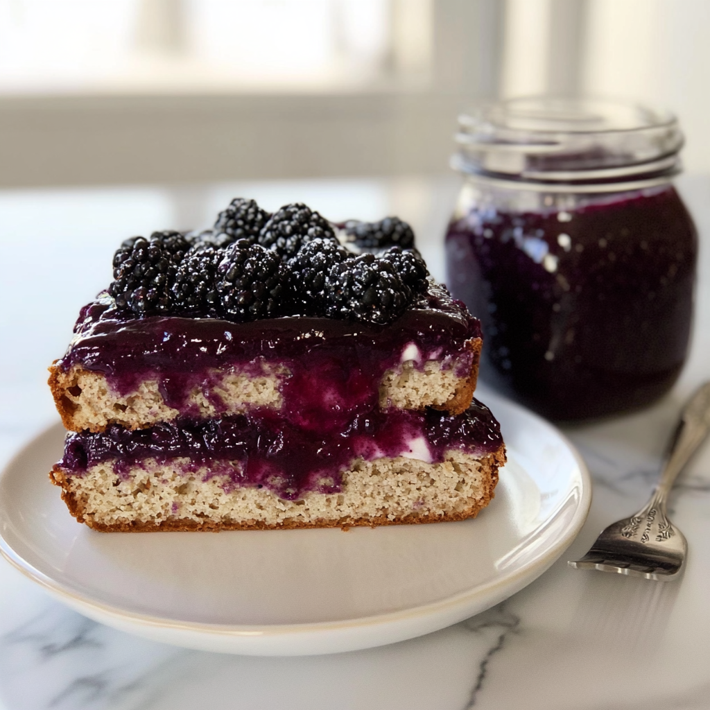 Recipe preparation for Blueberry & Lavender Jam