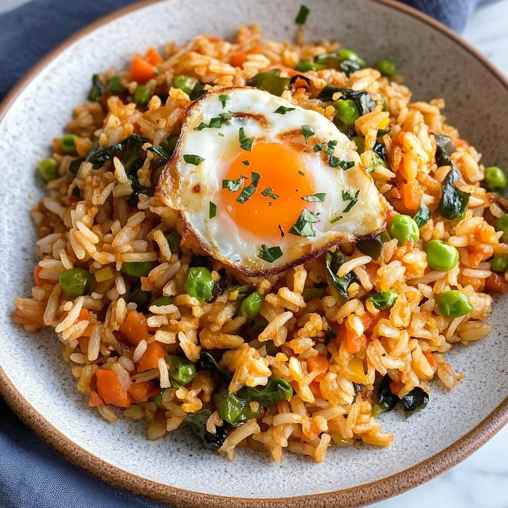 Recipe preparation for Egg Fried Rice