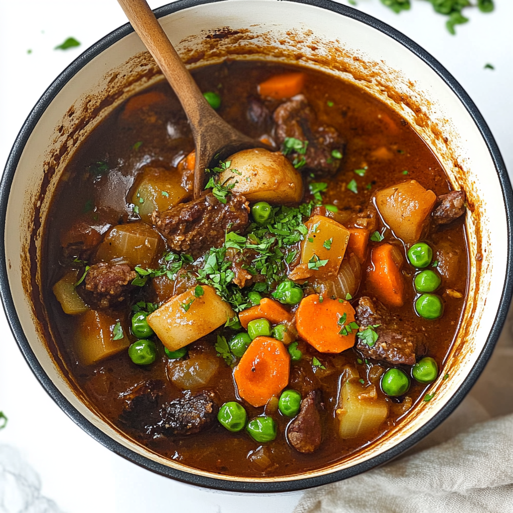 Recipe preparation for Old-Fashioned Beef Stew