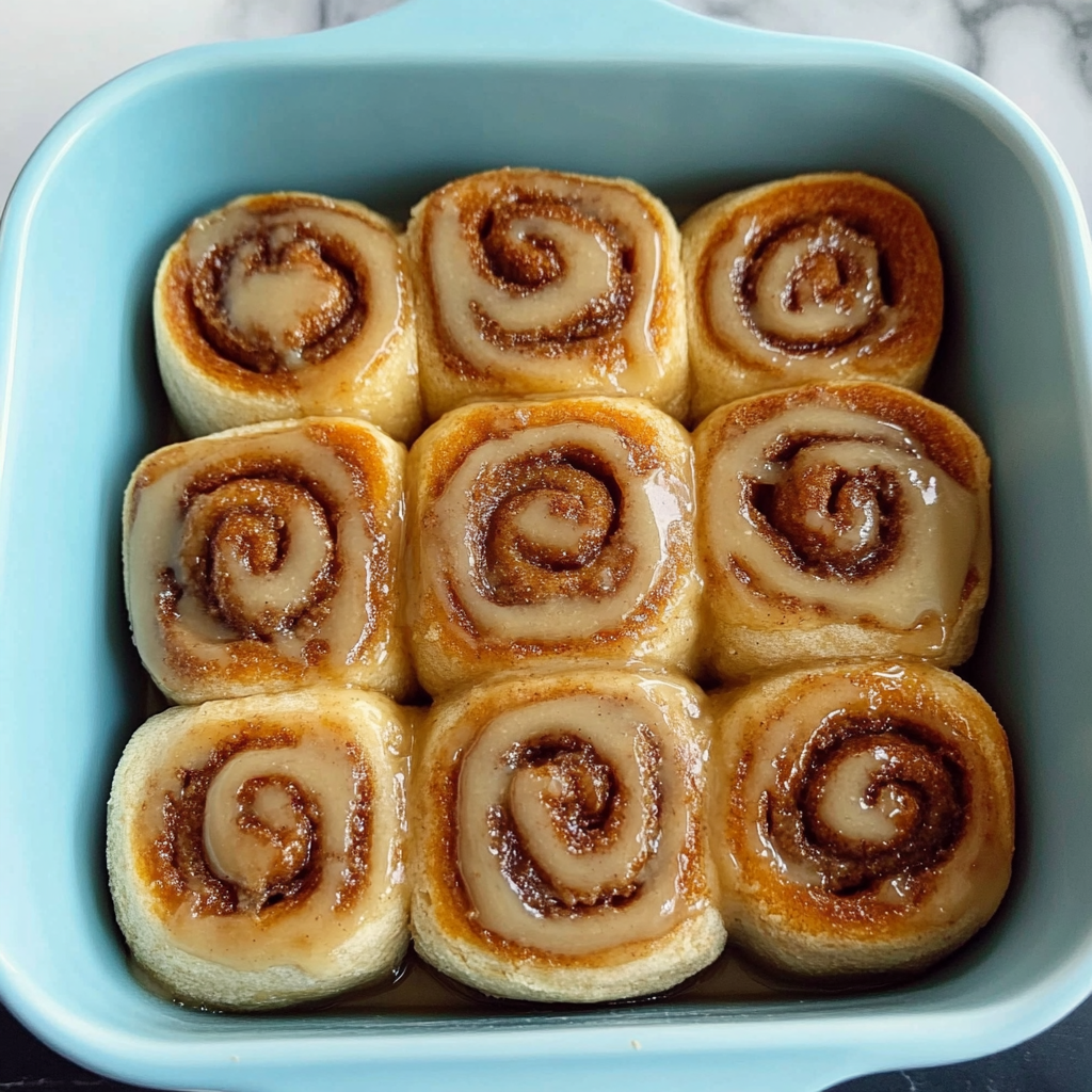 Recipe preparation for Biscoff Cookie Butter Cinnamon Rolls