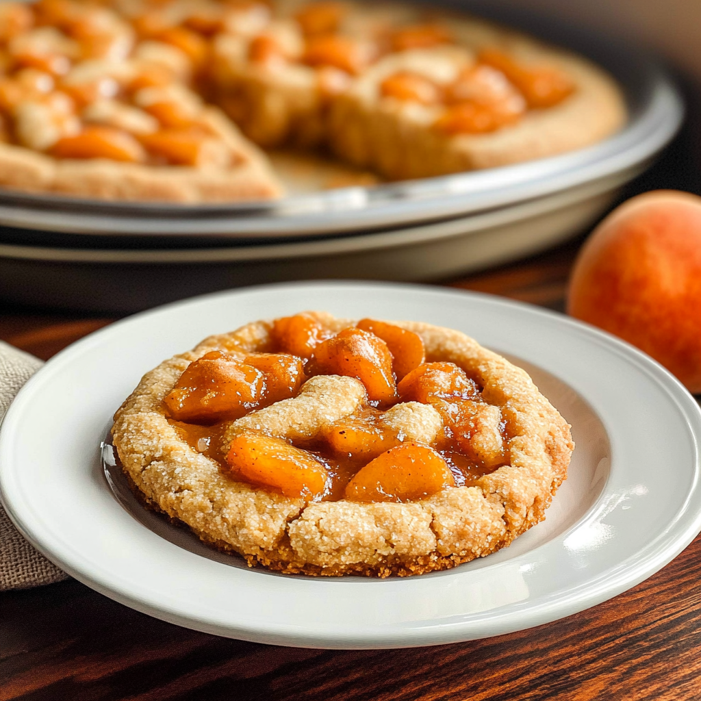 Recipe preparation for Peach Cobbler Cookies