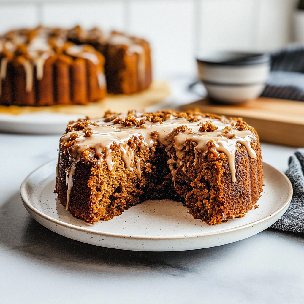 Recipe preparation for Delicious Pumpkin Coffee Cake Recipe