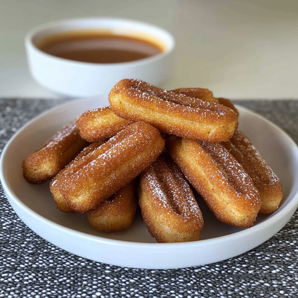 Recipe preparation for Baked Churro Bites
