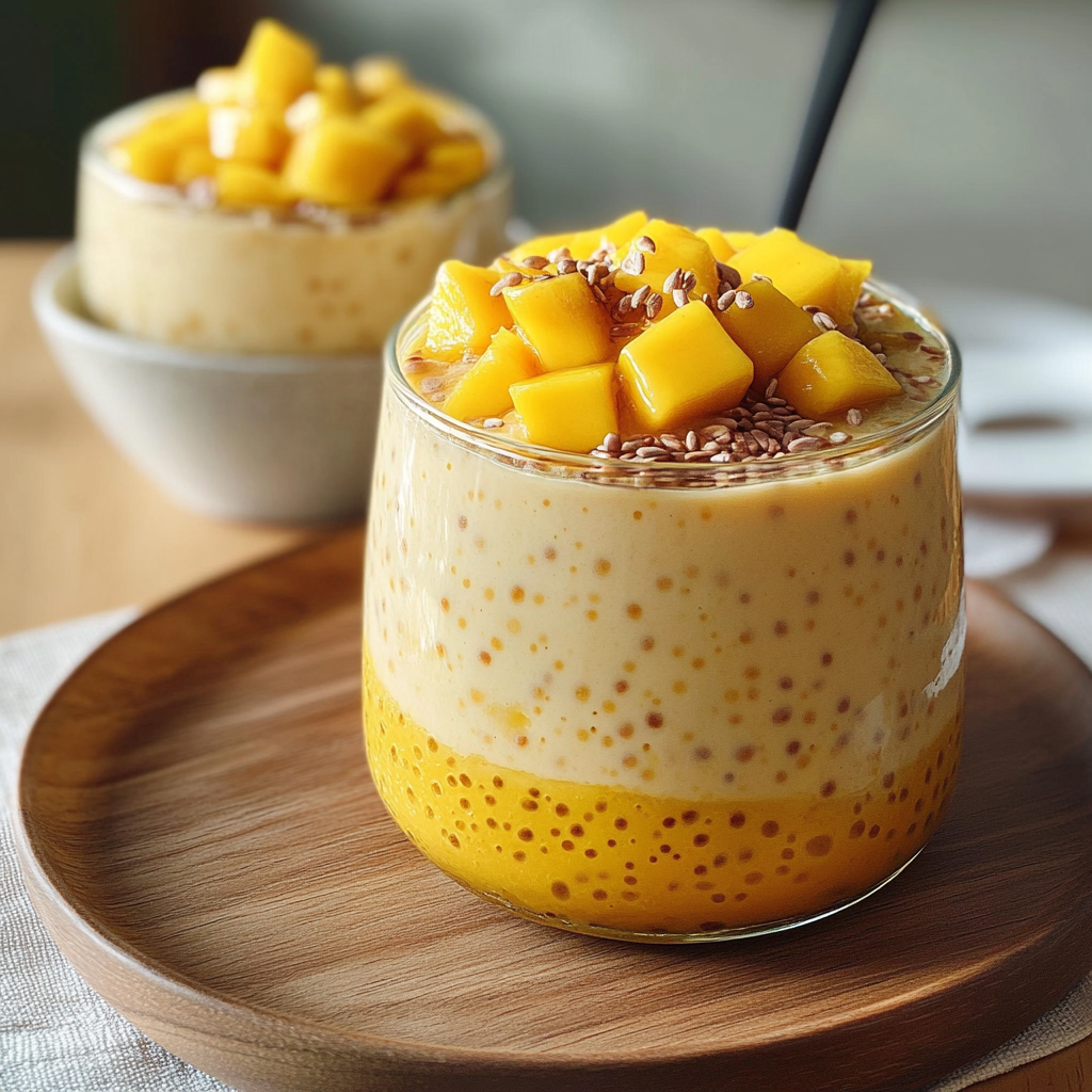 Recipe preparation for Mango Sago