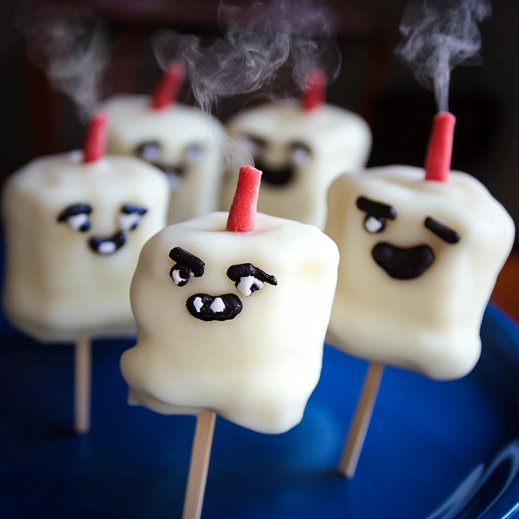 Recipe preparation for Ghostbusters Stay Puft Marshmallows – A Spooktacular Treat!