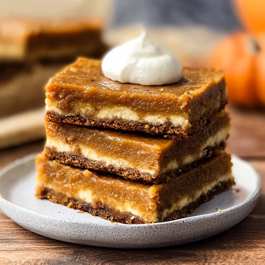 Recipe preparation for pumpkin bars