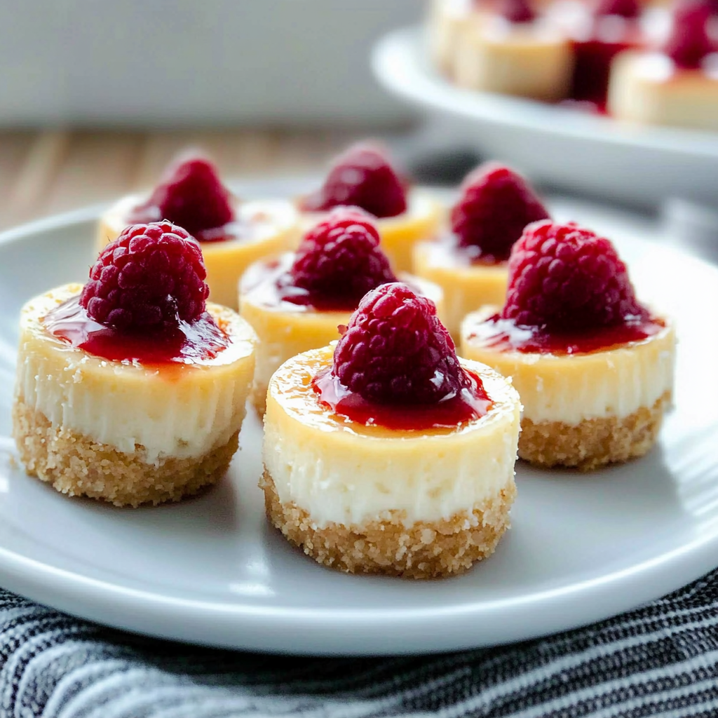Recipe preparation for Easy Mini Cheesecake Bites