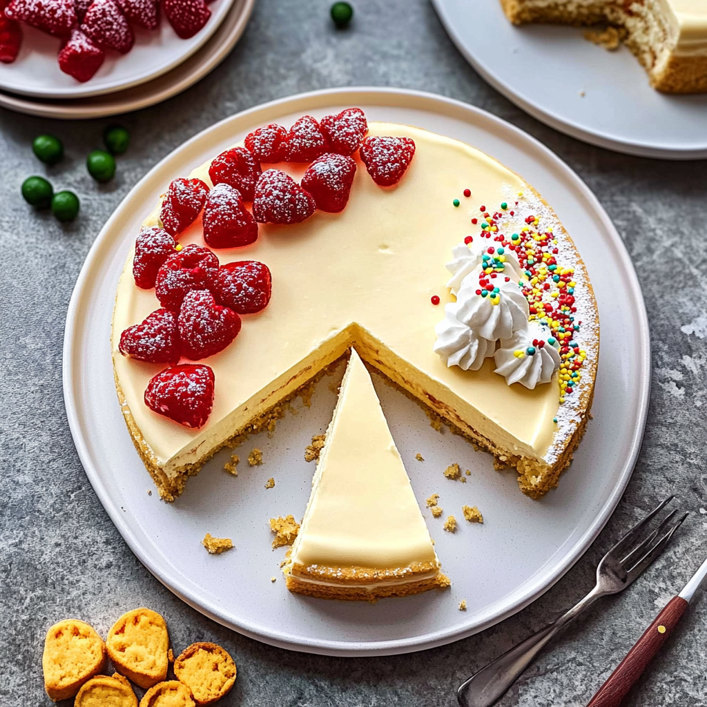 Recipe preparation for Sugar Cookie Cheesecake