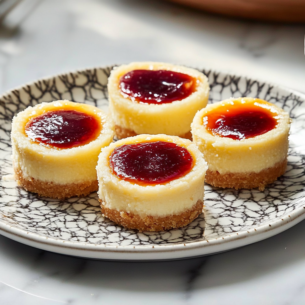 Recipe preparation for Mini Cheesecake Bites