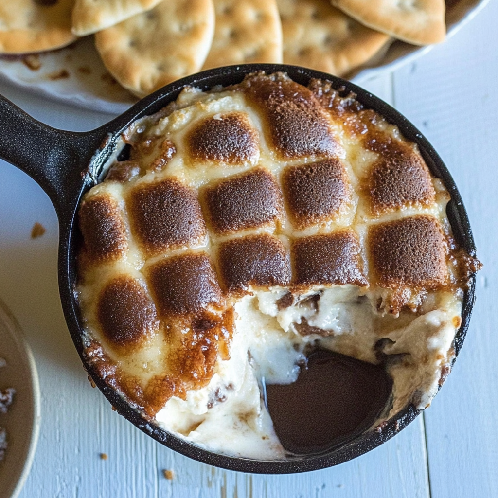 Recipe preparation for S’mores Dip