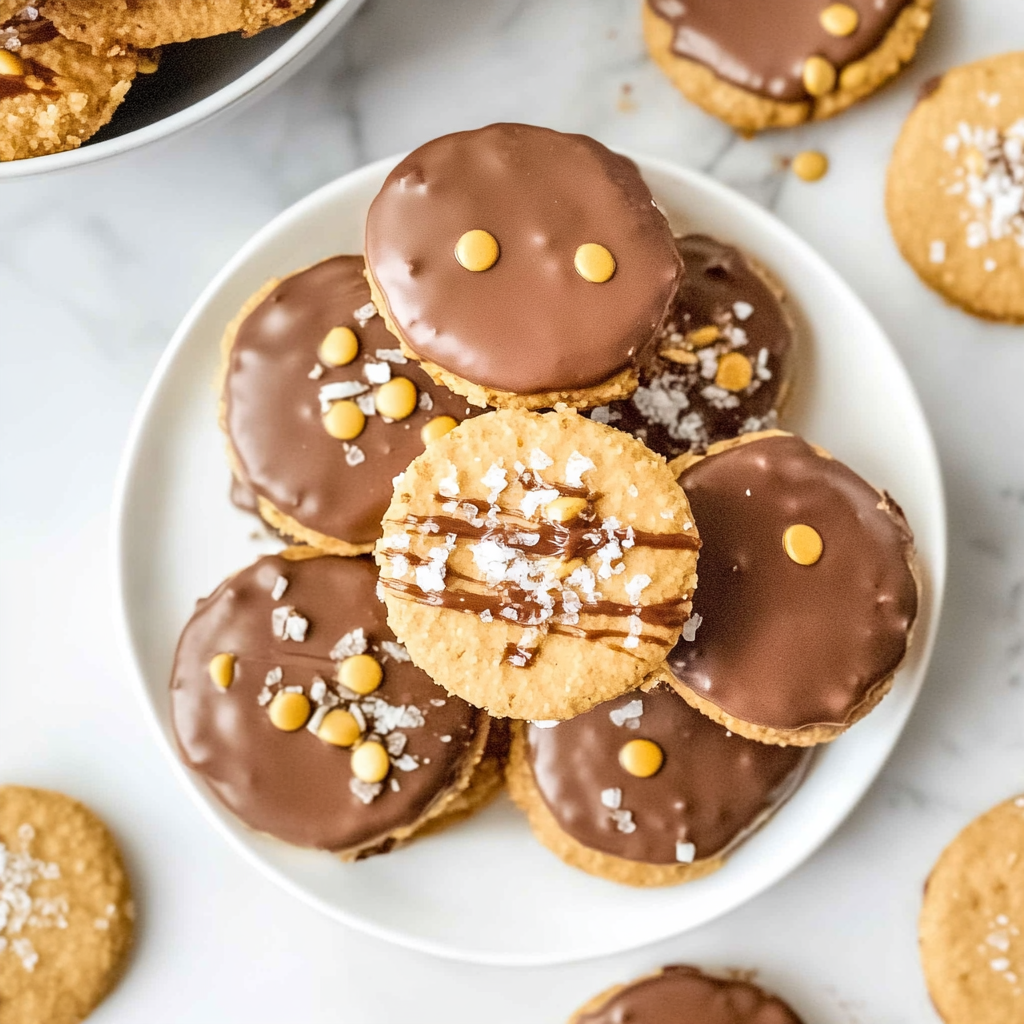 Recipe preparation for Caramel Ritz Cracker Christmas Cookies