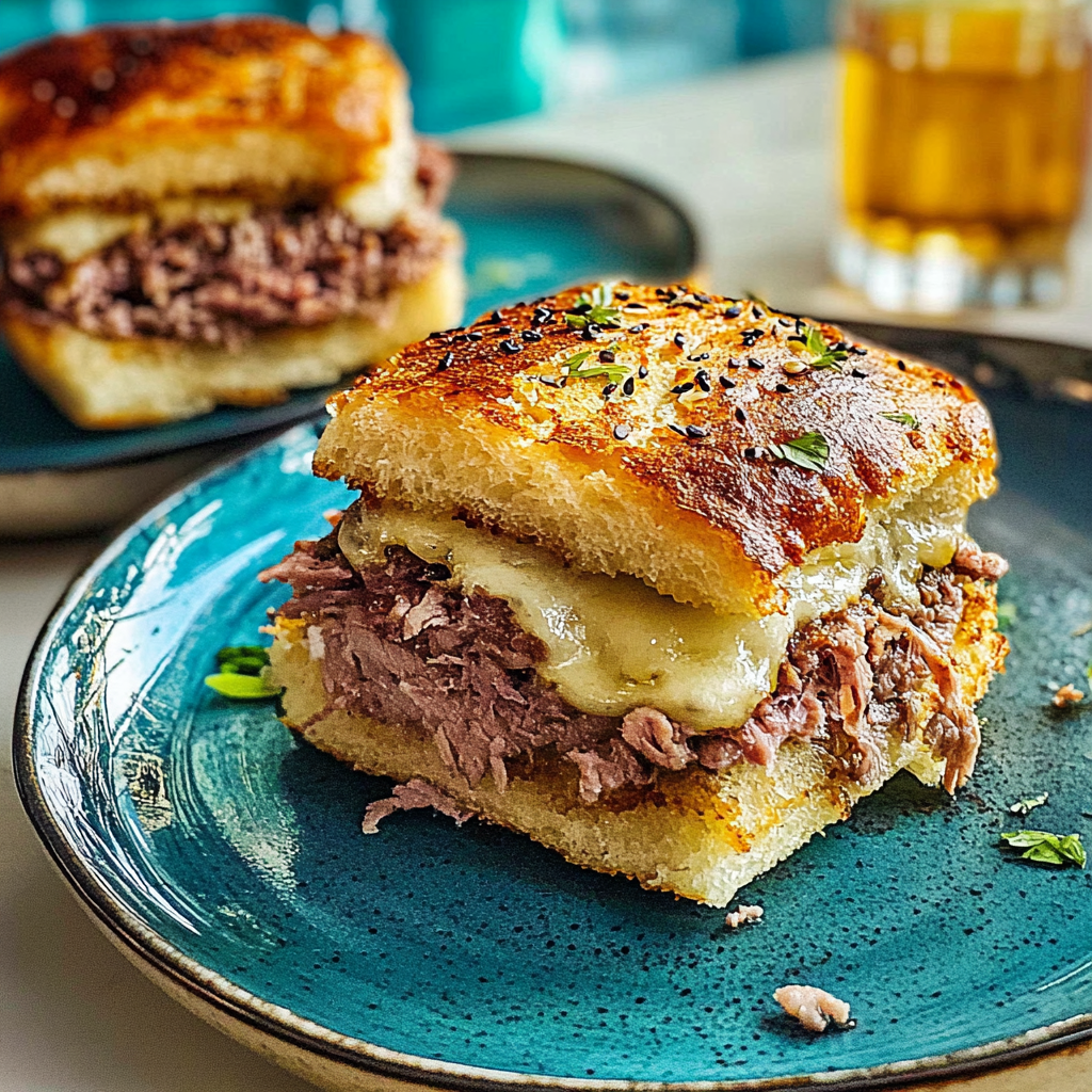Recipe preparation for Roast Beef Sliders