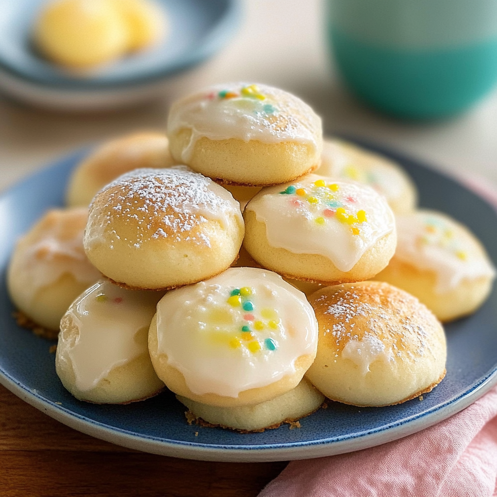 Recipe preparation for Italian Ricotta Cheese Cookies